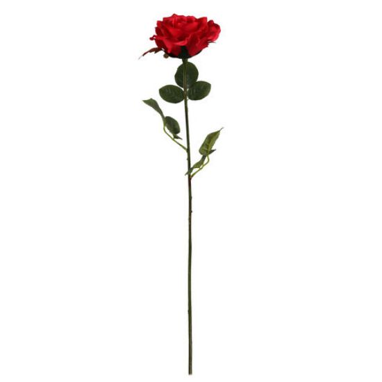 68cm RED ELEGANCE ROSE STEM