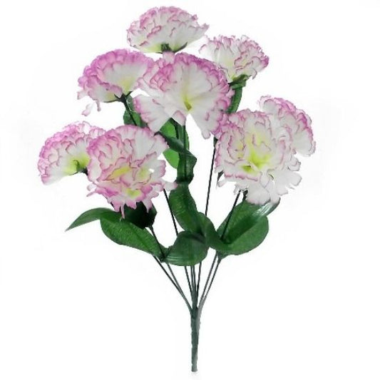 WHITE/PINK  CARNATION BUSH