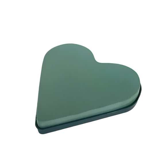 WET FLORAL FOAM PLASTIC BACKED 33cm (13 INCH) HEART X 2pcs