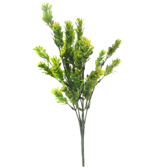 33CM GREEN/YELLOW FILLER BUSH