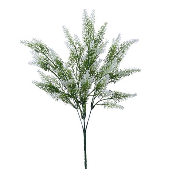 39cm IVORY/GREEN PLASTIC ASTILBE BUSH