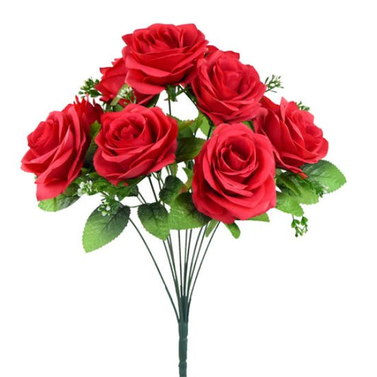 RED ROSE BUSH 42cm