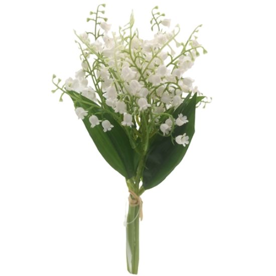 WHITE LILY OF THE VALLEY BUNDLE (3 STEMS) 30cm