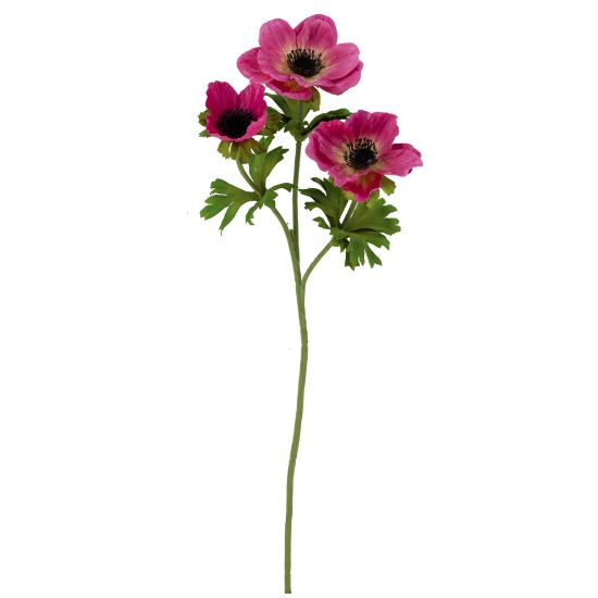 PINK ANEMONE SPRAY 56cm