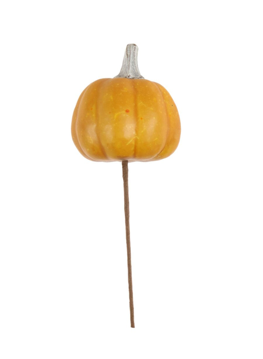 Autumn Plastic Pumpkin Pick