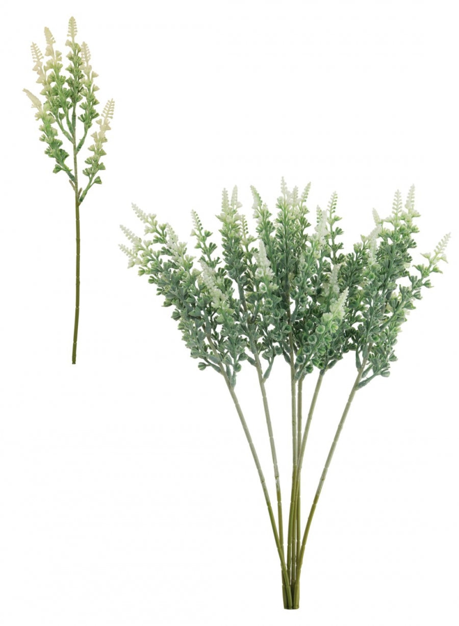 Flocked Bell Lavender Bunch (6x Sprigs)