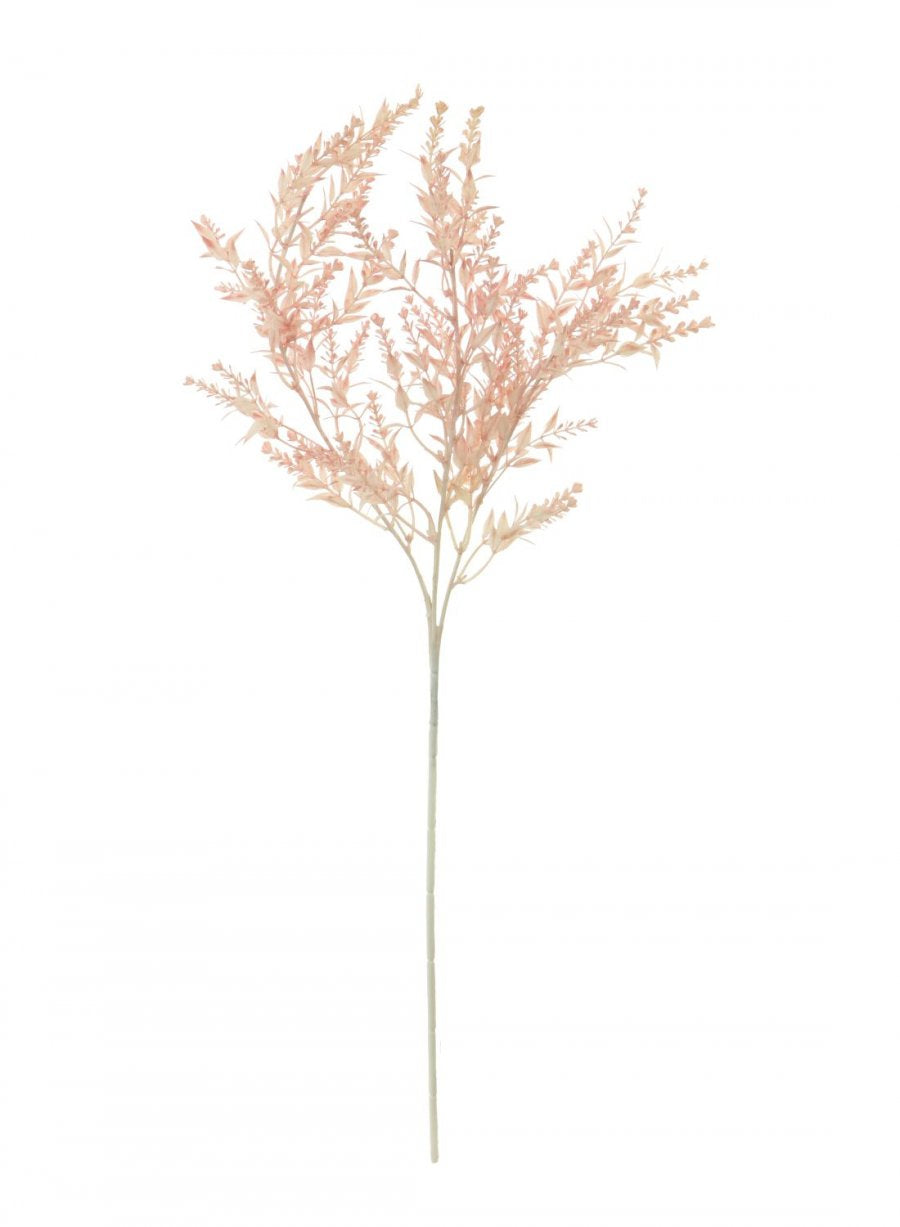 White / Pale Pink Harvest Leaves Stem