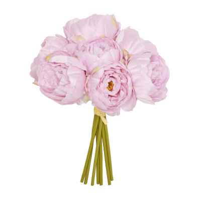 Mauve Peony Posy x7 26cm