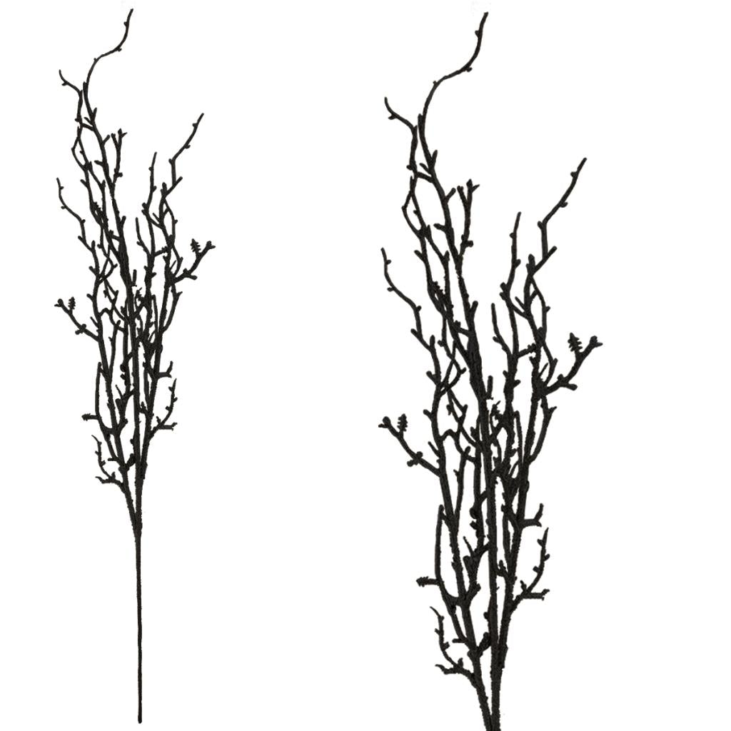 Halloween SPARKLE BRANCH BLACK 82CM