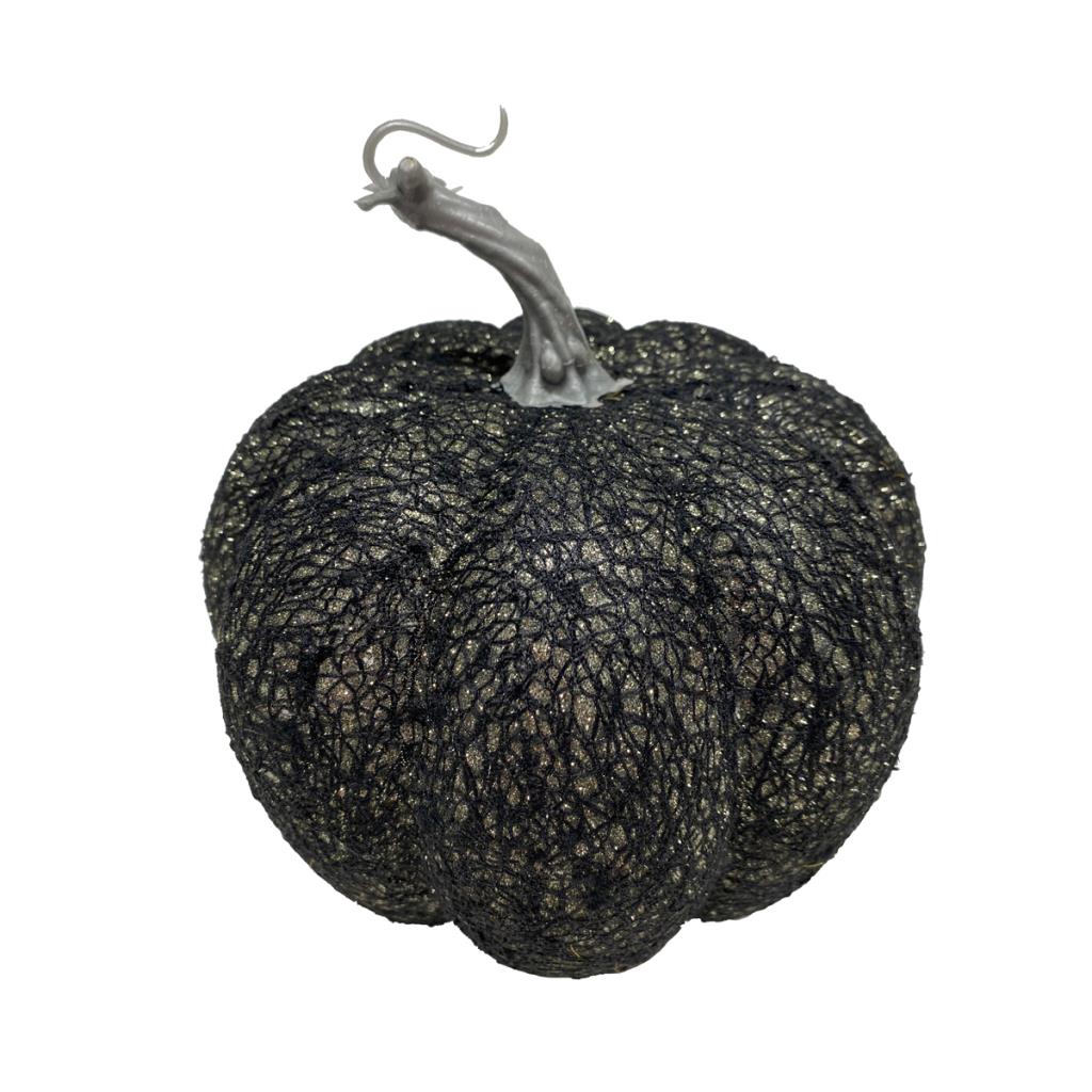 17CM BLACK LACE PUMPKIN