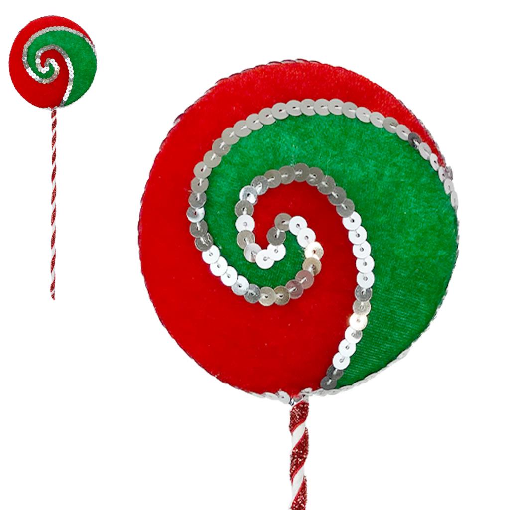 RED/GREEN LOLLY PICK 45CM