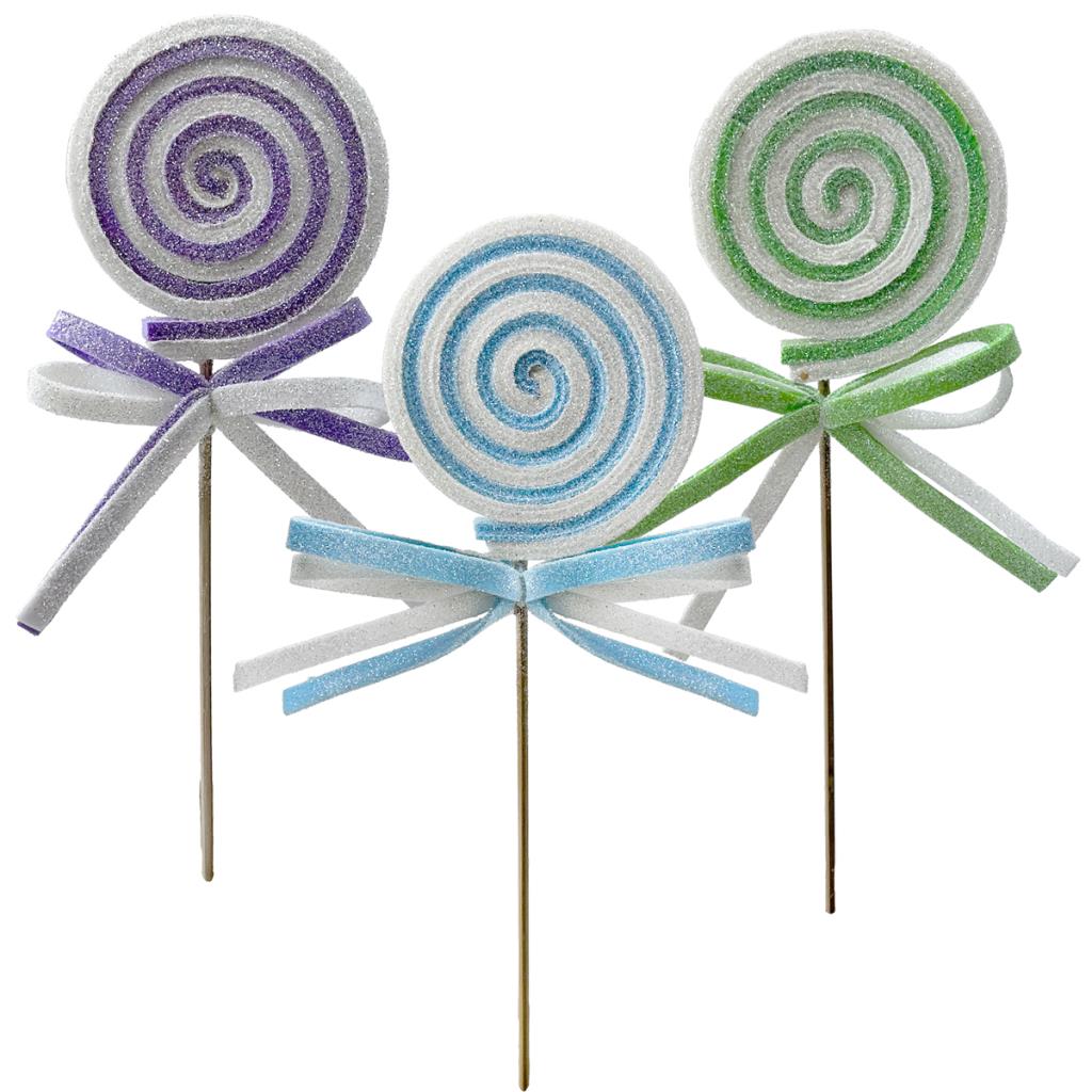 32CM LOLLIPOP PICK PASTEL