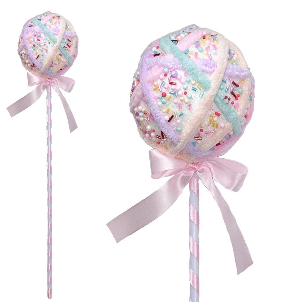 10X46CM PASTEL CANDY BALL PICK