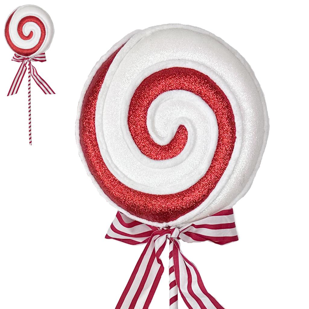 RED/WHITE DELUXE LOLLY PICK 60CM **PRE-ORDER ONLY!!