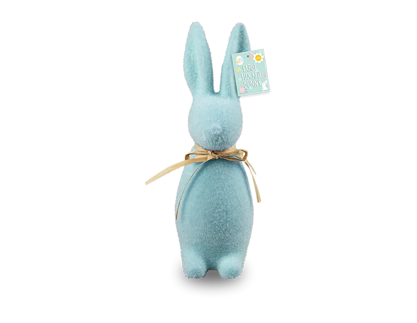 Flocked Bunny Ornament 30cm