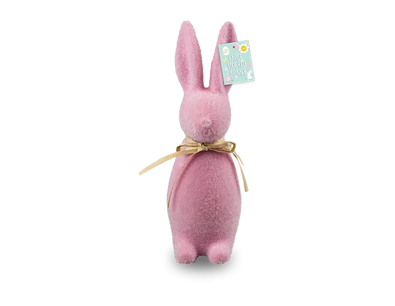 Flocked Bunny Ornament 30cm