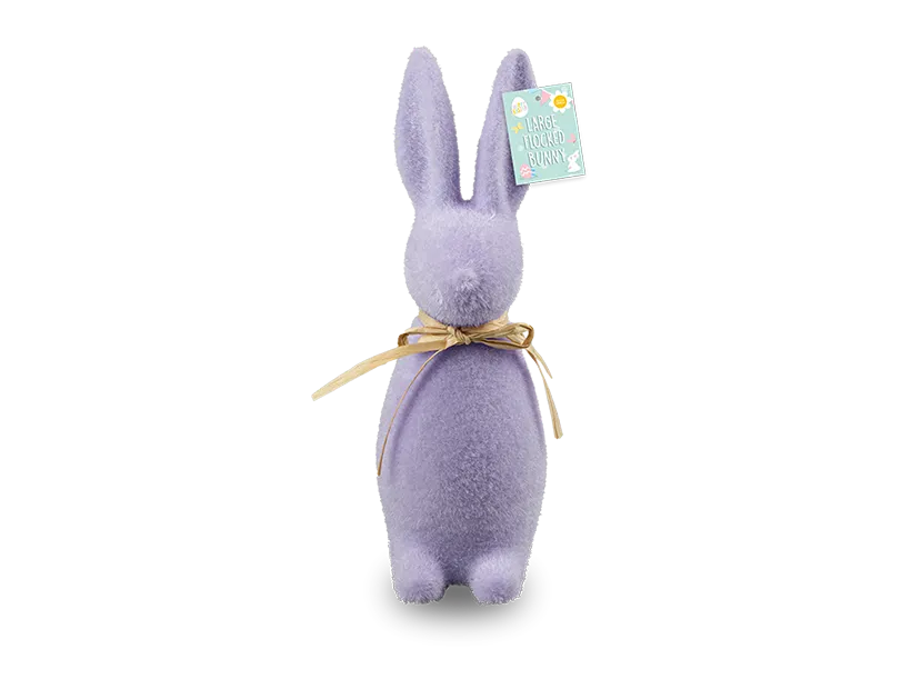 Flocked Bunny Ornament 30cm