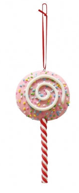 Pink Hanging Deco Lollipop