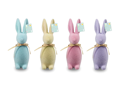 Flocked Bunny Ornament 30cm